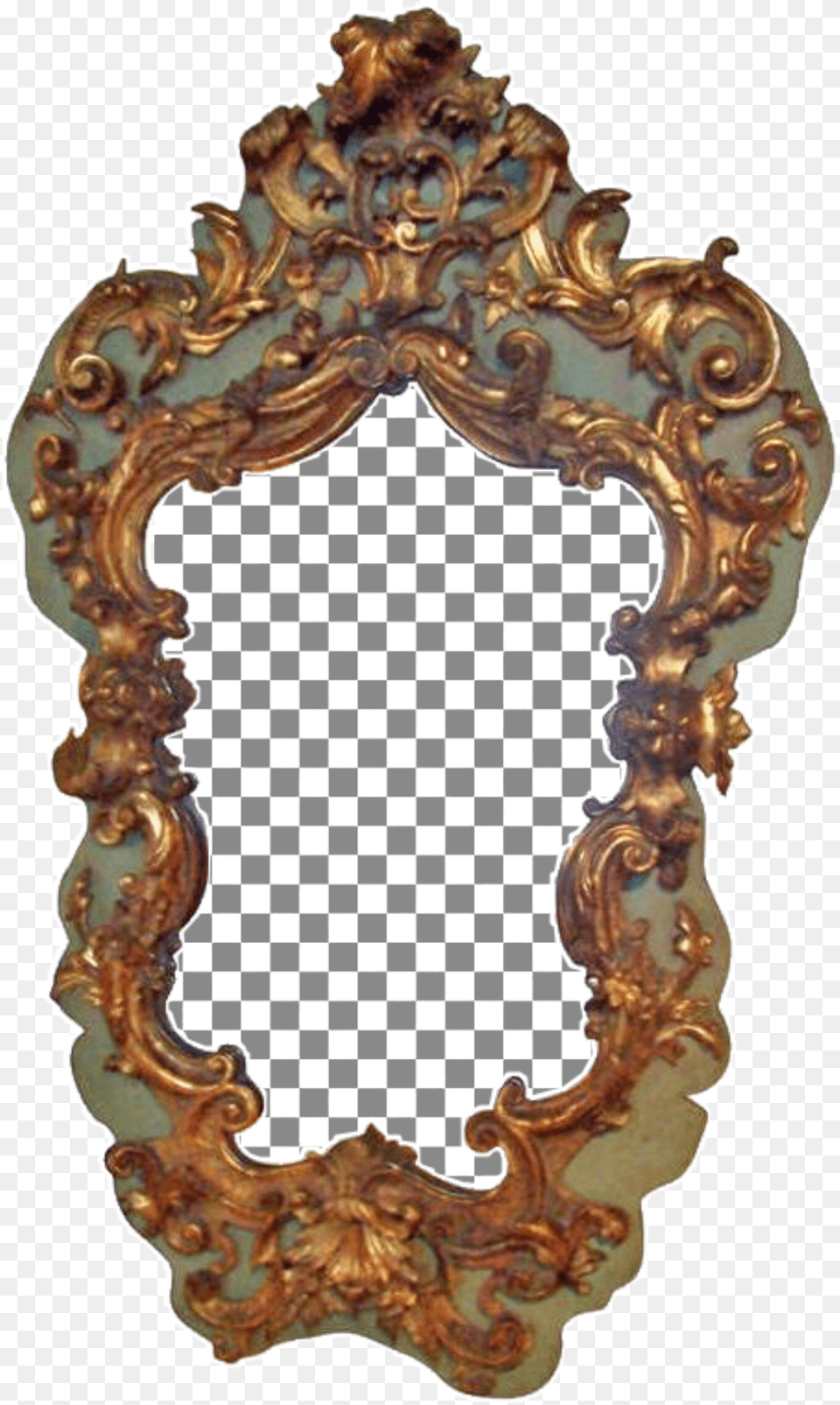 Mirror Aesthetic Vintage Overlay Aestheticmirror Italian Rococo Venetian Mirror Png