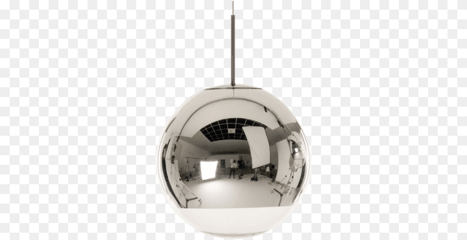 Mirror Ball 25 Cm From Tom Dixon Tom Dixon Mirror Ball Light, Lighting, Sphere, Person, Light Fixture Free Transparent Png