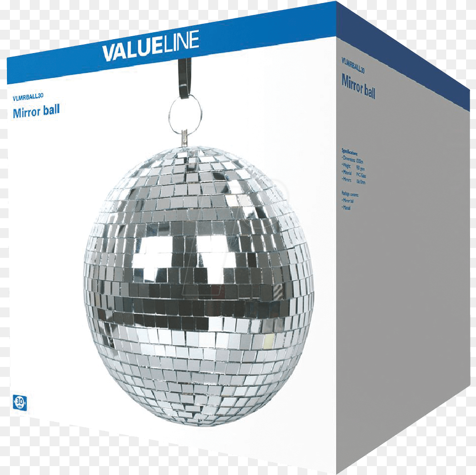 Mirror Ball 30cm Valueline Vlmrball30 Valueline Mirror Ball 30 Cm 218 Kg, Sphere, Accessories, Lamp Png