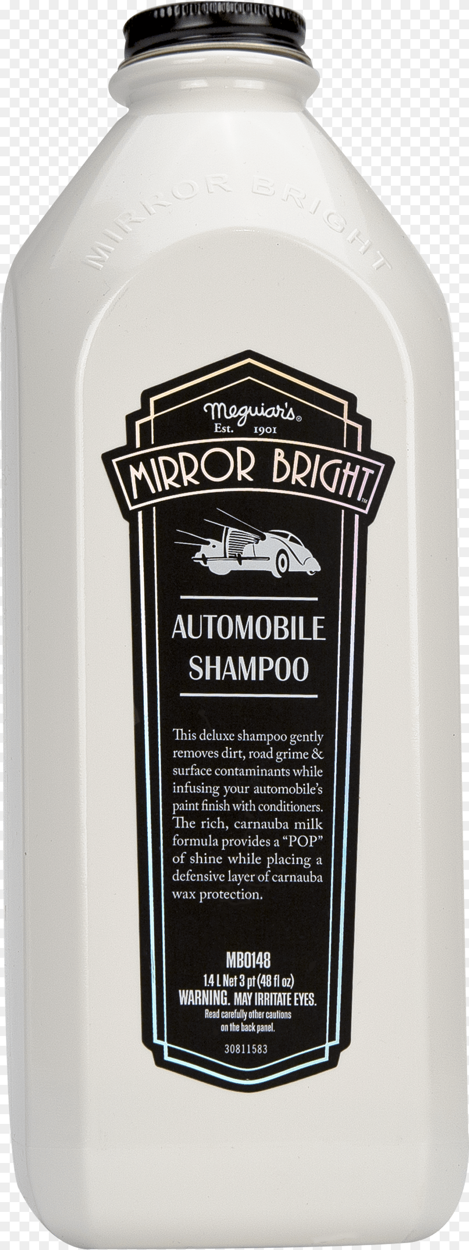 Mirror Bright Automobile Shampoo 48 Oz Meguiars Mirror Bright, Aftershave, Bottle, Beverage, Milk Png Image