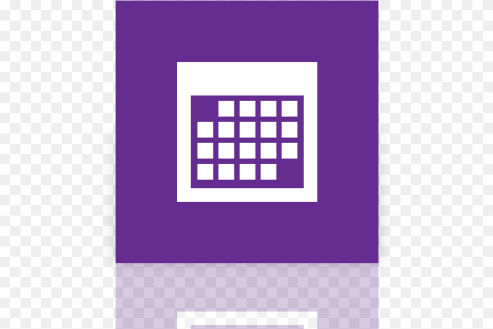 Mirror Calendar Icon Office 365 Calendar Icon, Purple, Text Free Png Download