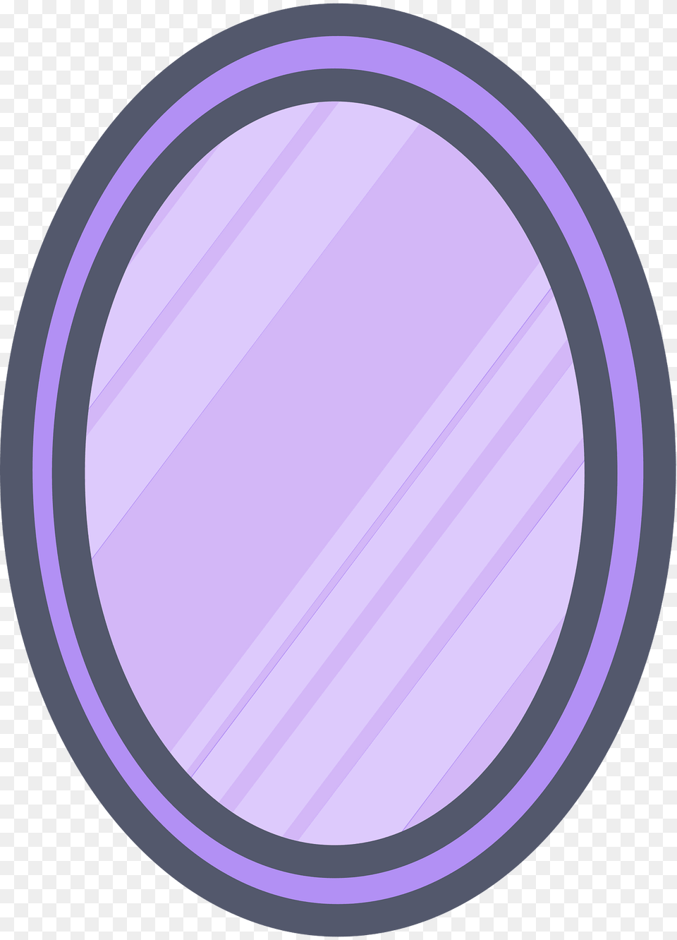 Mirror Clipart, Oval Png Image