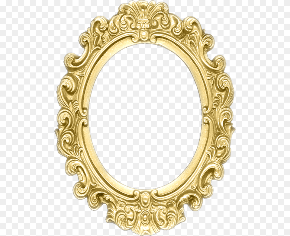 Mirror Clipart Printable Hand Gold Mirror Frame, Oval, Photography Png Image