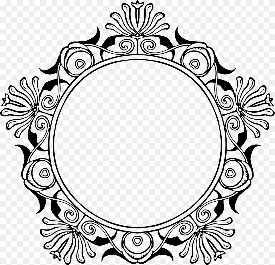 Mirror Frame Vector, Gray Free Png Download