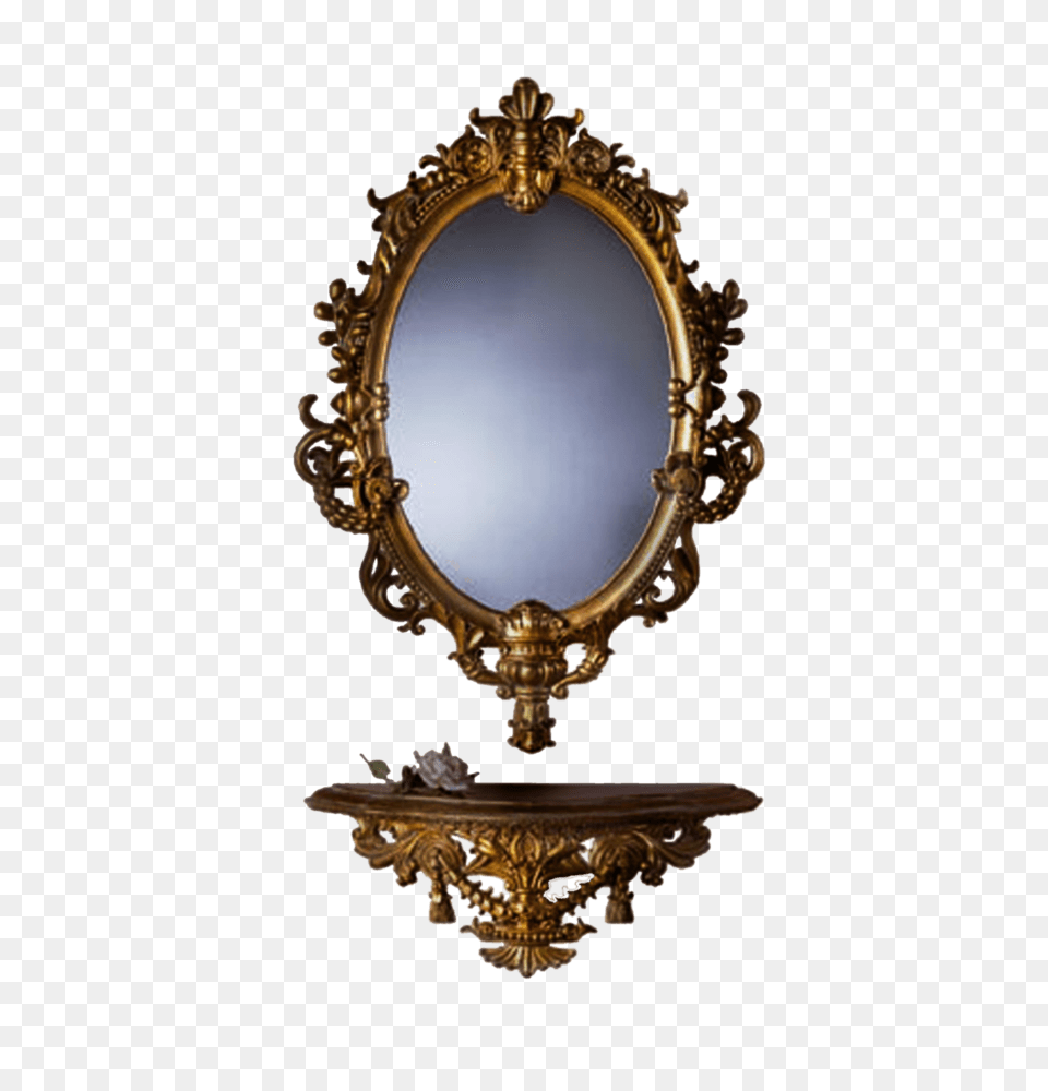 Mirror Furniture, Bronze, Photography Free Transparent Png