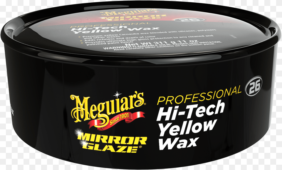 Mirror Glaze Hi Tech Yellow Wax Paste Meguiars, Mailbox, Tin Free Png