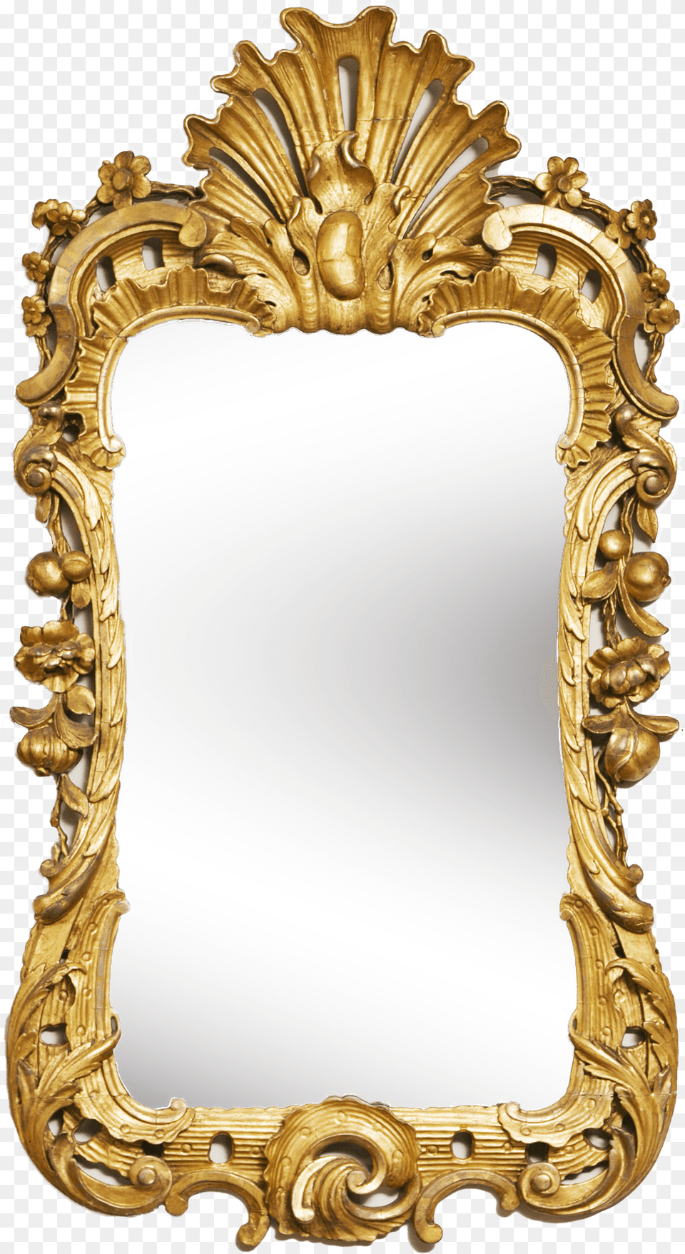Mirror Gold Frame Mirror, Photography Free Png