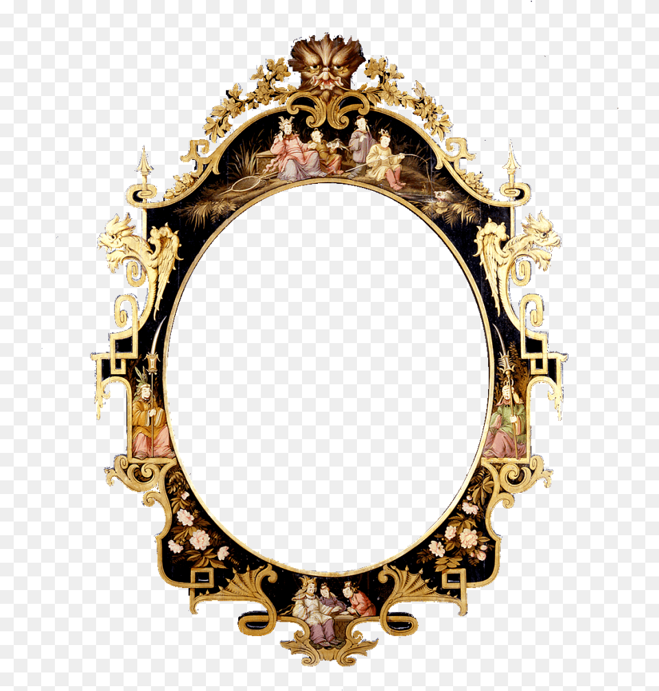 Mirror Image Transparent Mirror, Photography, Oval, Person Png