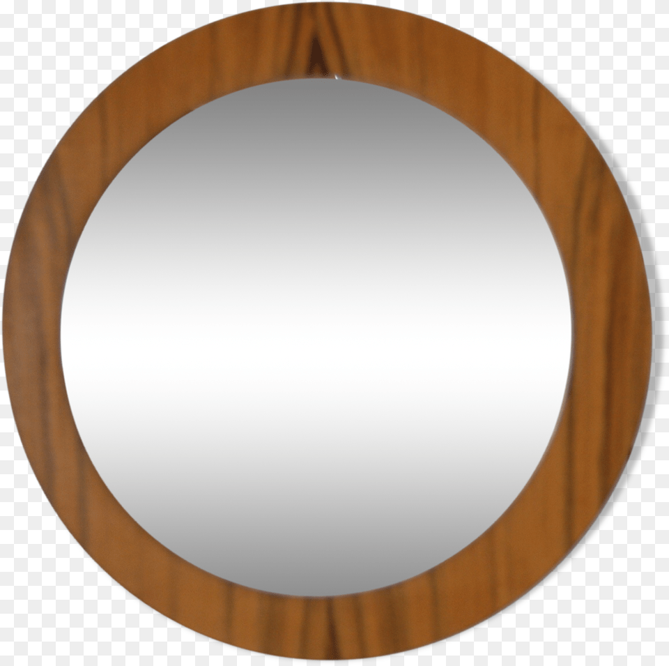 Mirror In Wooden Frame Denmark Circle, Oval, Photography, Disk Free Transparent Png