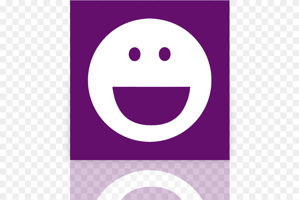 Mirror Messenger Yahoo Icon Icon, Purple, Disk Png