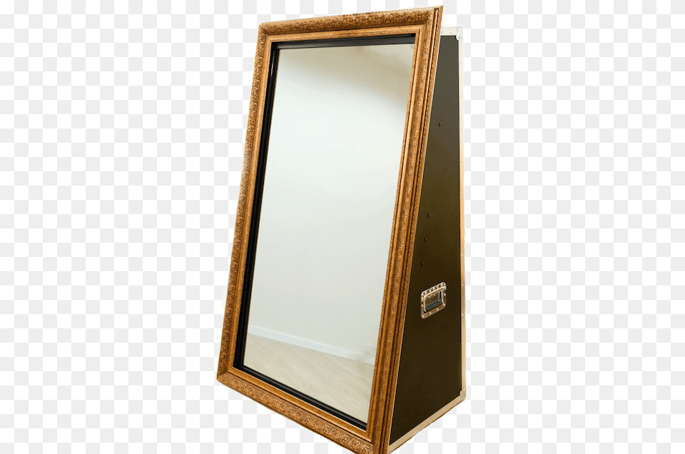 Mirror Photo Booth Blue Wren, Blackboard, Cabinet, Furniture Free Png Download