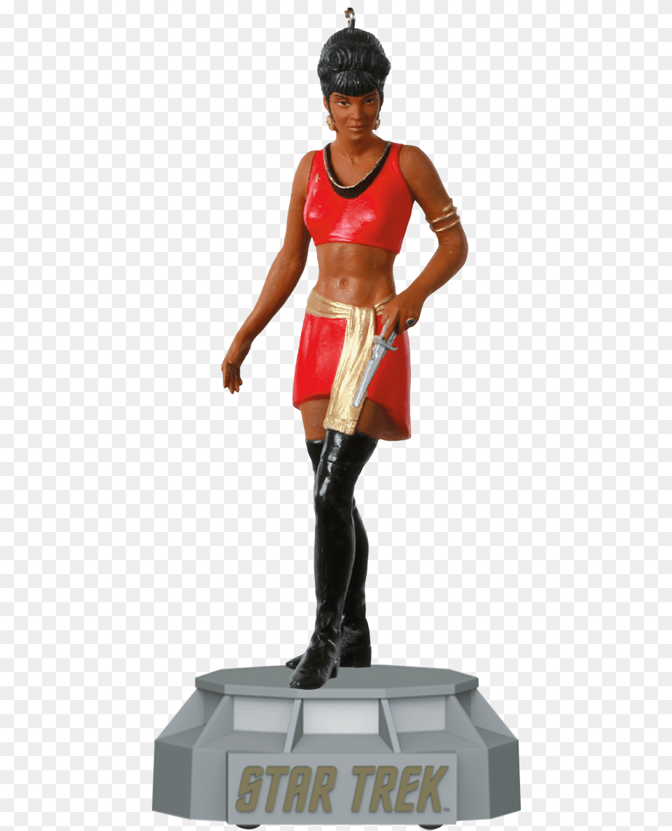Mirror Uhura Ornament Hallmark Star Trek Ornaments 2020, Person, Clothing, Shorts, Figurine Free Png Download