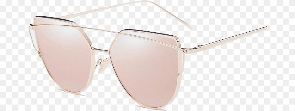 Mirrored Aviator Rose Gold Sunglasses Black And Still Life Photography, Accessories, Glasses Png