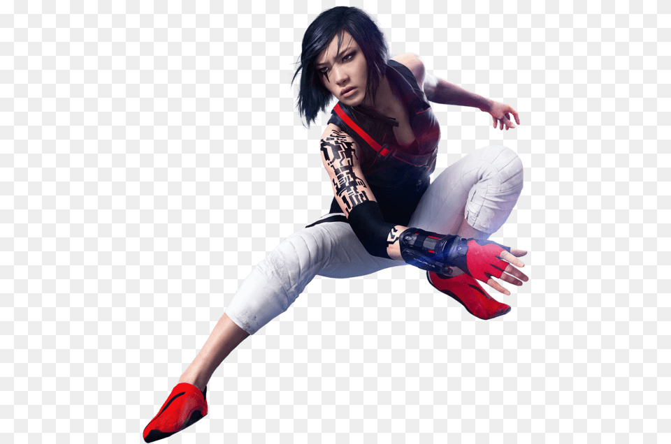 Mirrors Edge Jump Mirror39s Edge Catalyst Pc Game, Body Part, Person, Hand, Finger Free Png Download
