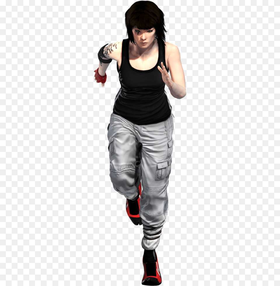 Mirrors Edge Transparent Images Mirrors Edge, Adult, Person, Pants, Woman Png