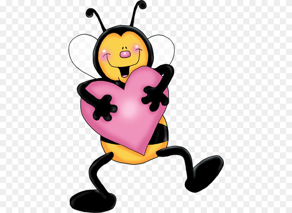 Mis Laminas Para Decoupage Busy Bee Bee Art, Heart, Cartoon, Snowman, Snow Free Png Download