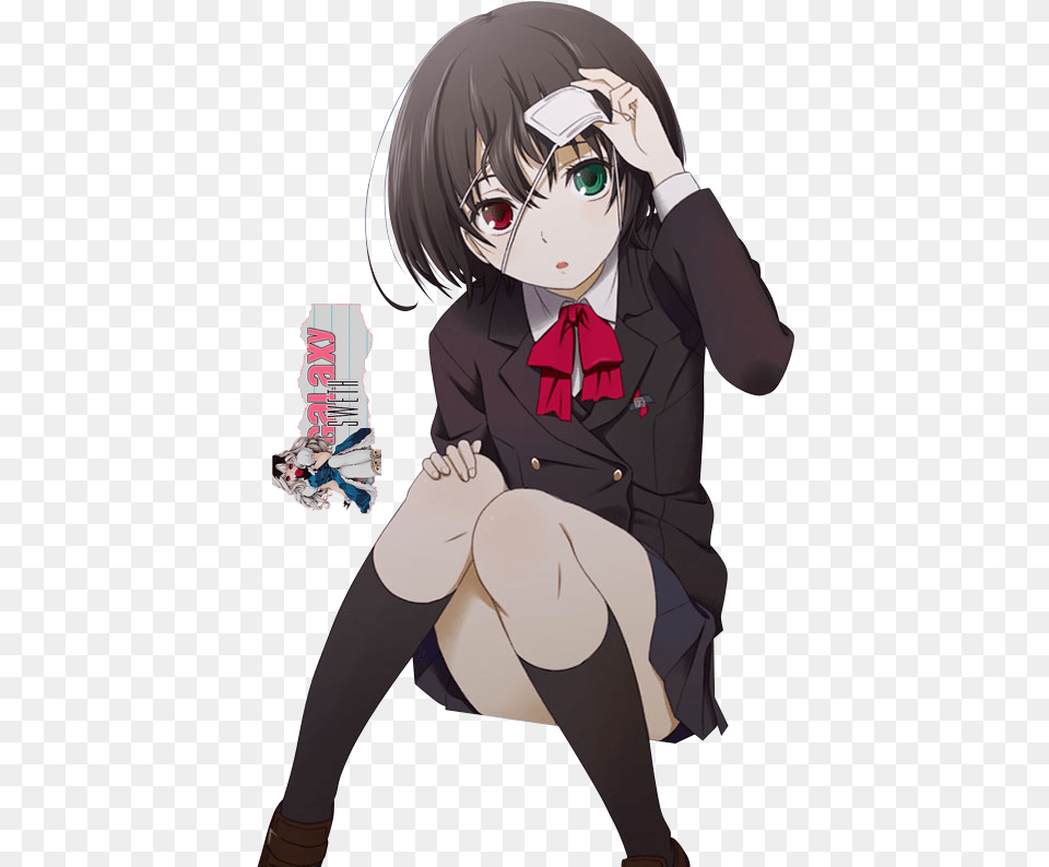 Misaki Mei Anime Girl With 2 Different Colored Eyes, Publication, Book, Comics, Adult Free Transparent Png