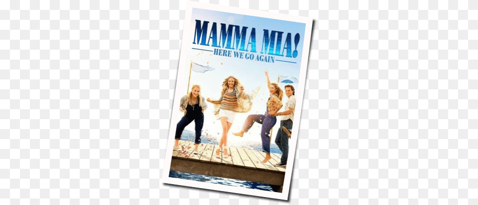 Misc Soundtrack Guitar Chords For Mamma Mia Here We Mamma Mia Here We Go Again Showtimes, Person, Pants, Poster, Water Free Png