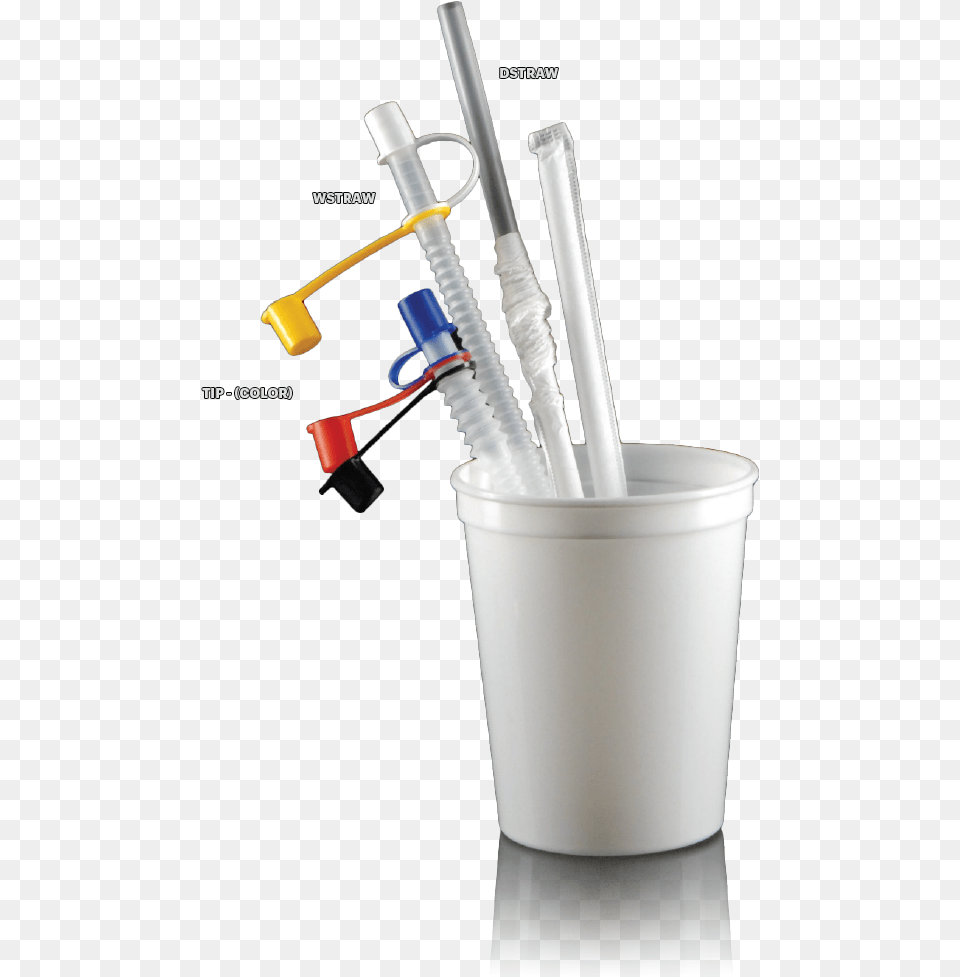 Misc Straws Tips Unprinted Brush, Device, Tool, Cup, Bucket Free Png