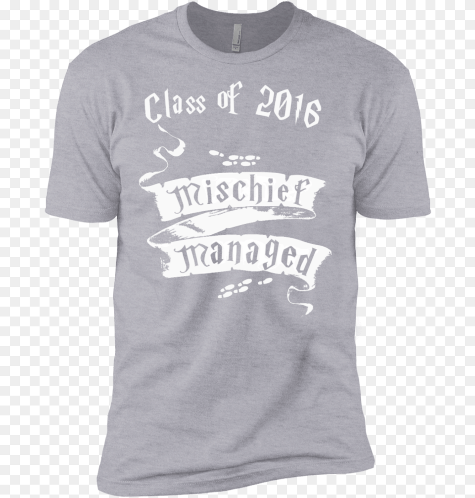 Mischief Managed Class Of 2016 Level Premium Short T Shirt Adidas Goku, Clothing, T-shirt, Adult, Male Free Png Download