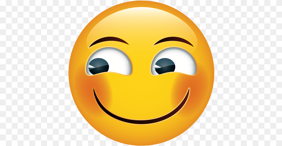 Mischievous Smile Emoji, Disk Free Png