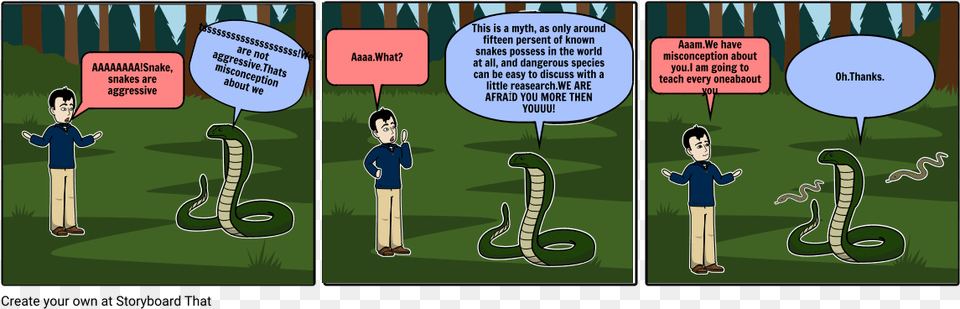 Misconception About Snakes Cartoon, Book, Comics, Publication, Person Png