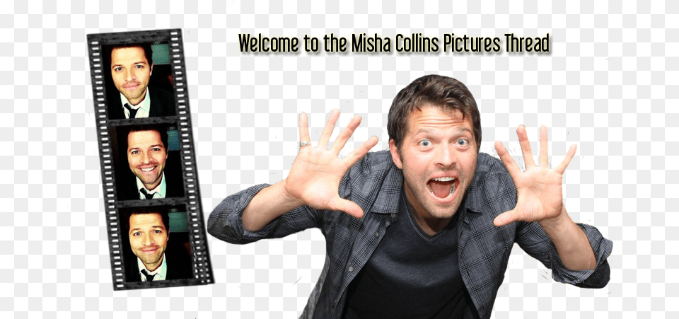 Misha Collins, Portrait, Photography, Person, Head Free Transparent Png