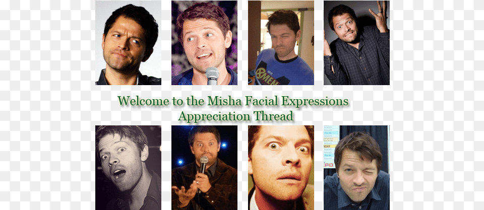Misha Facial Expressions Misha Collins And Sebastian Stan, Adult, Portrait, Photography, Person Png