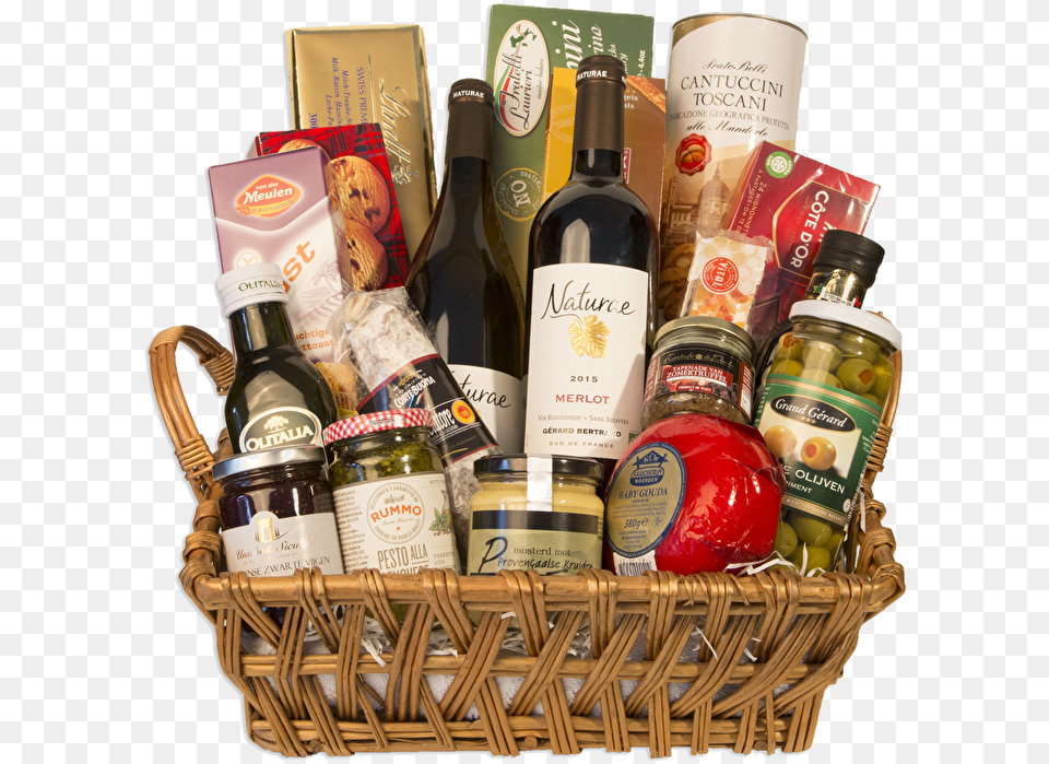 Mishloach Manot, Basket, Alcohol, Beverage, Tin Png