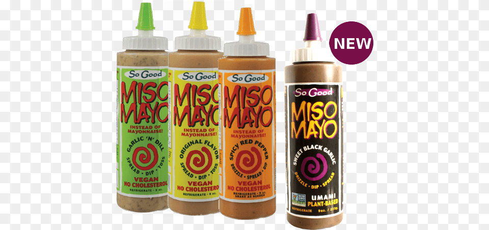 Miso Mayo Bottles Plastic Bottle, Cosmetics, Perfume, Can, Food Free Png