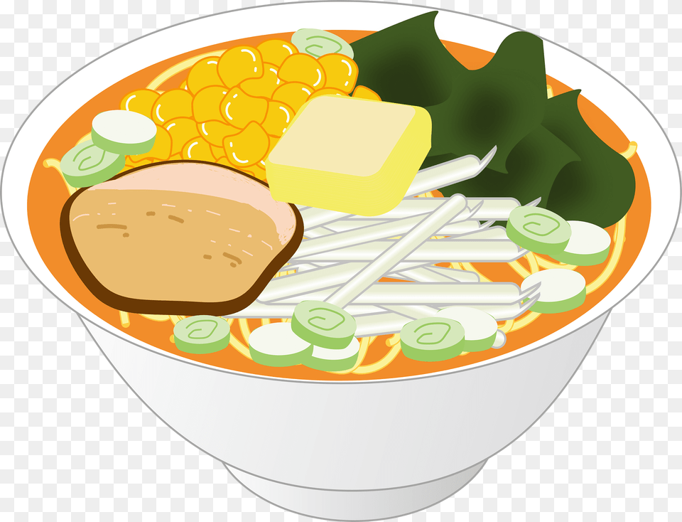 Miso Ramen Butter Food Clipart, Dish, Meal, Birthday Cake, Bowl Png Image