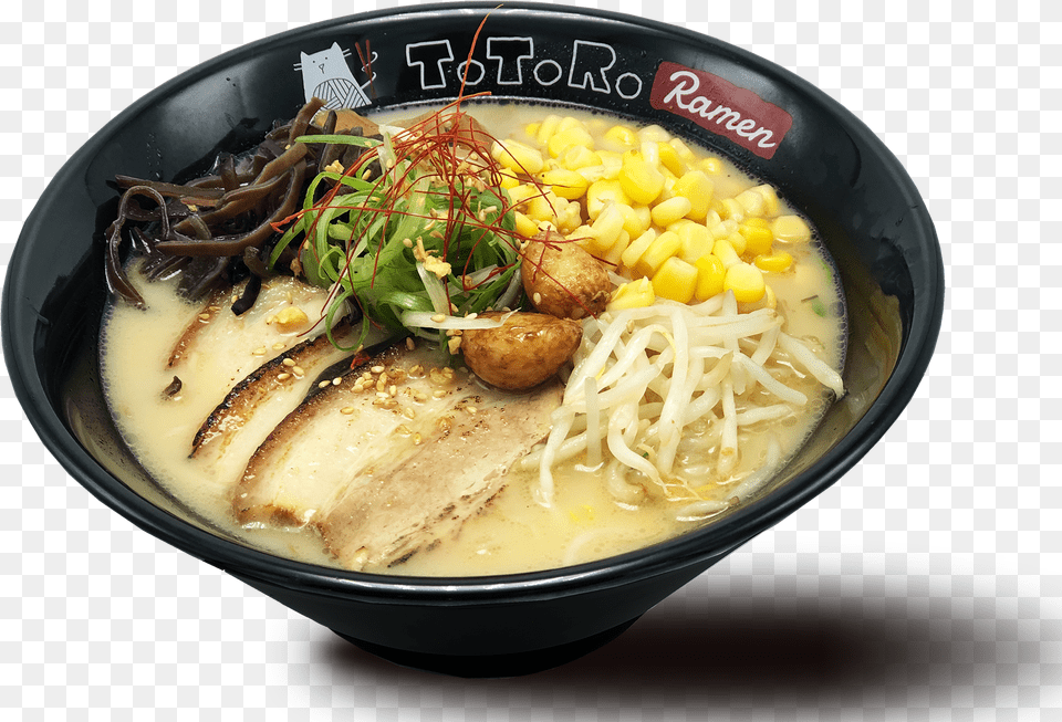 Miso Ramen Okinawa Soba, Bowl, Dish, Food, Meal Free Transparent Png