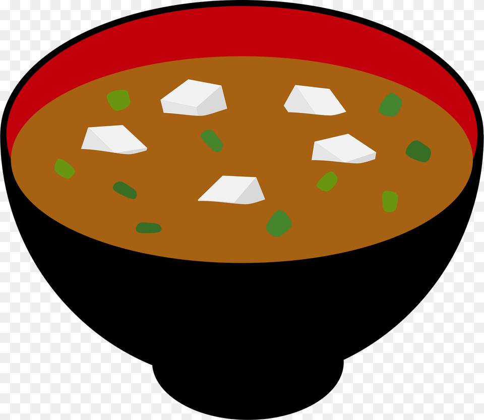 Miso Soup Food Clipart, Bowl, Dish, Meal, Soup Bowl Free Transparent Png