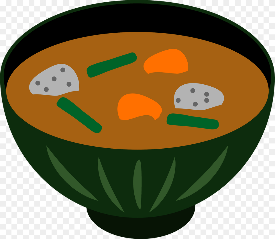 Miso Soup Food Clipart, Bowl, Dish, Meal, Soup Bowl Png Image