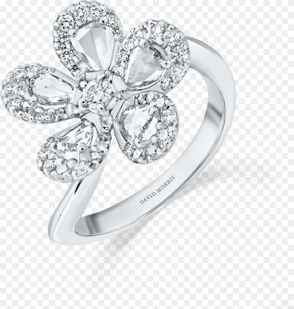 Miss Daisy Flower Ring Engagement Ring, Accessories, Diamond, Gemstone, Jewelry Free Png Download