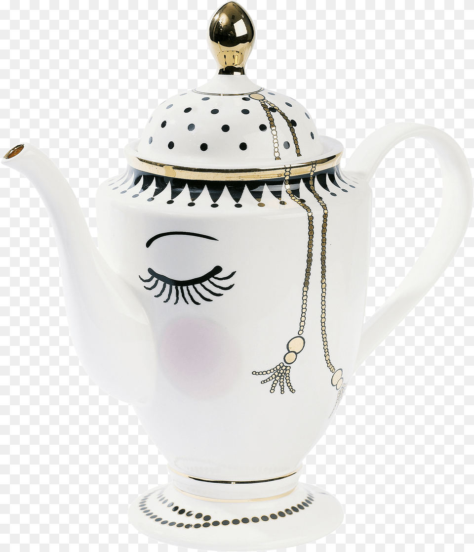 Miss Etoile Eyes Teapot Miss Etoile, Cookware, Pot, Pottery, Art Free Png