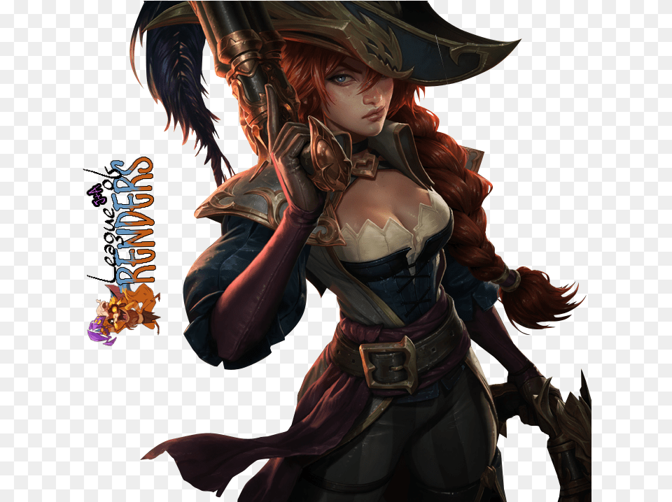 Miss Fortune Renders League Of Legends Miss Fortune, Book, Comics, Publication, Adult Free Png Download