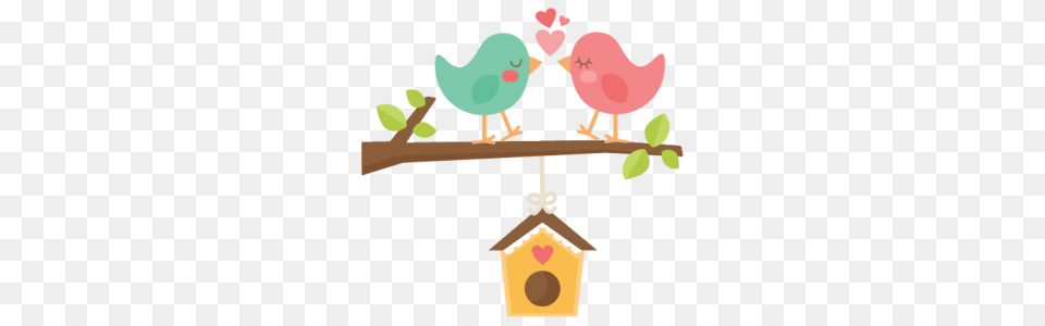 Miss Kate Cuttables Birds With Birdhouse Svgs Bird, Animal Free Png