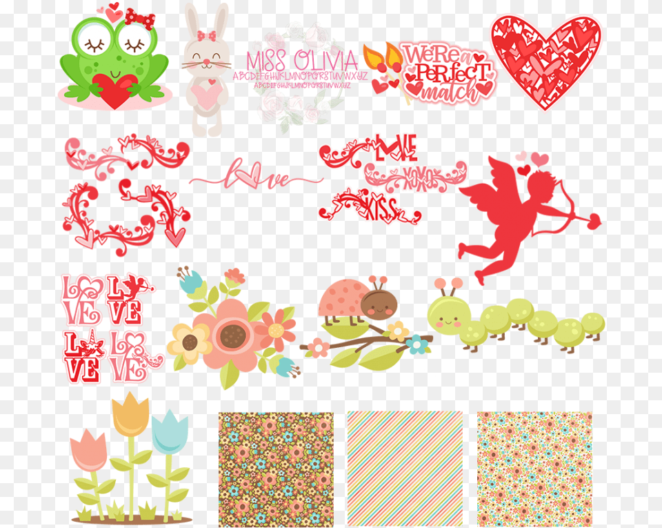 Miss Kate Cuttables February Freebies For Scrapbooking, People, Person, Pattern, Baby Free Png Download