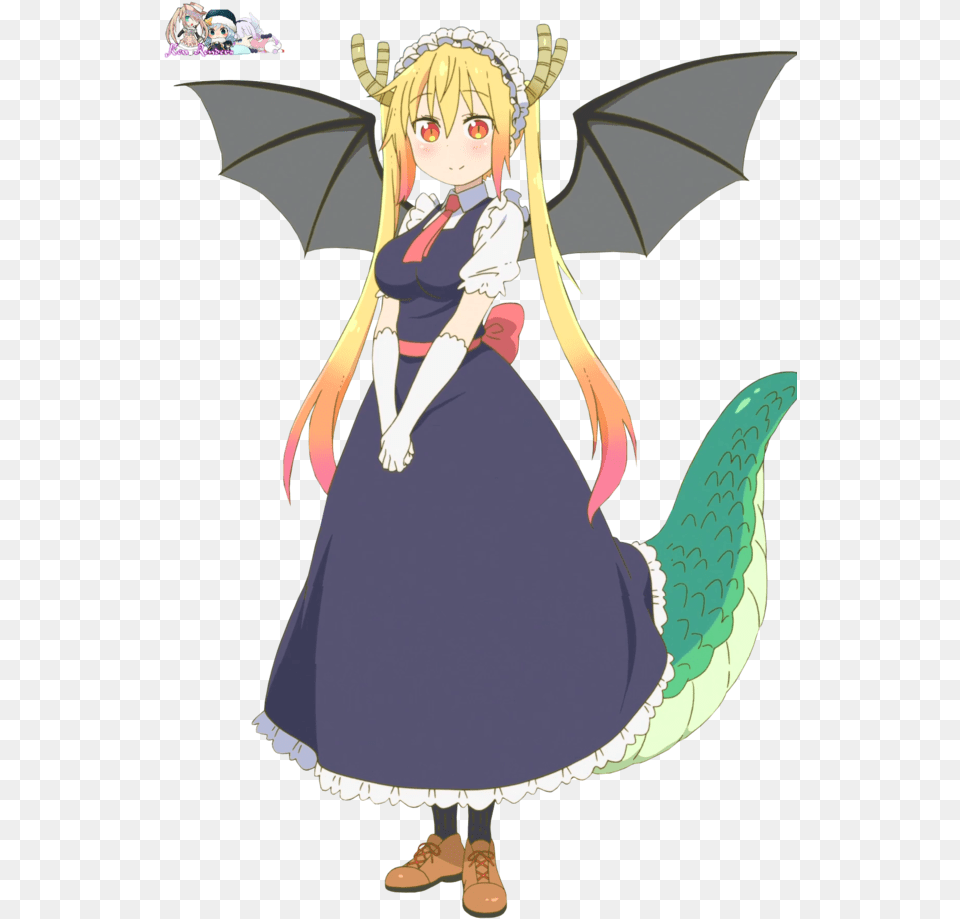 Miss Kobayashi39s Dragon Maid Maids Dragons Train Tohru Loli, Book, Comics, Publication, Person Png Image