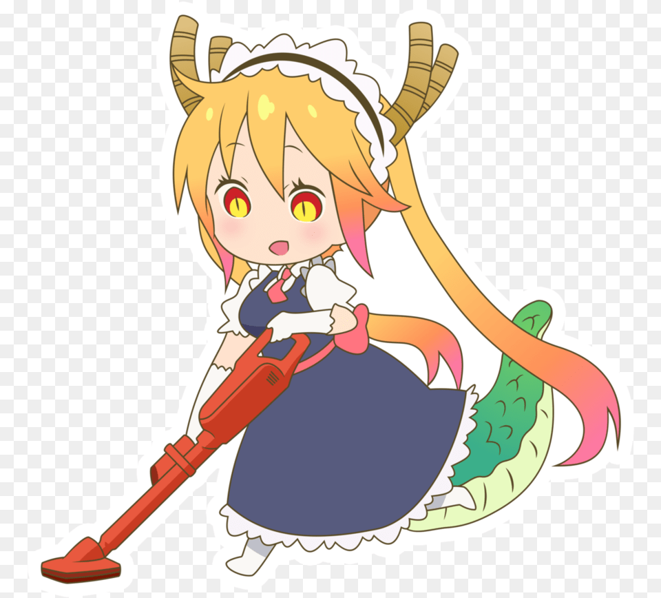 Miss Kobayashi39s Dragon Maid Stickers, Book, Comics, Publication, Cleaning Free Png