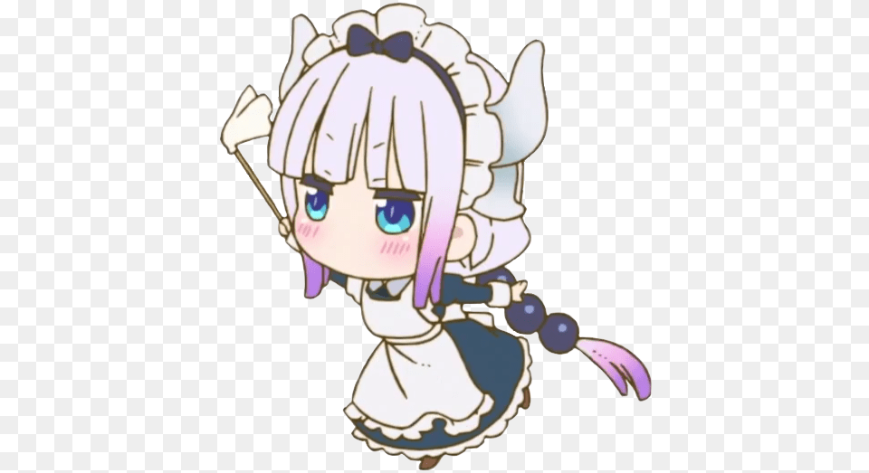 Miss Kobayashis Dragon Maid Kanna Kamui Gif, Book, Comics, Publication, Baby Free Transparent Png