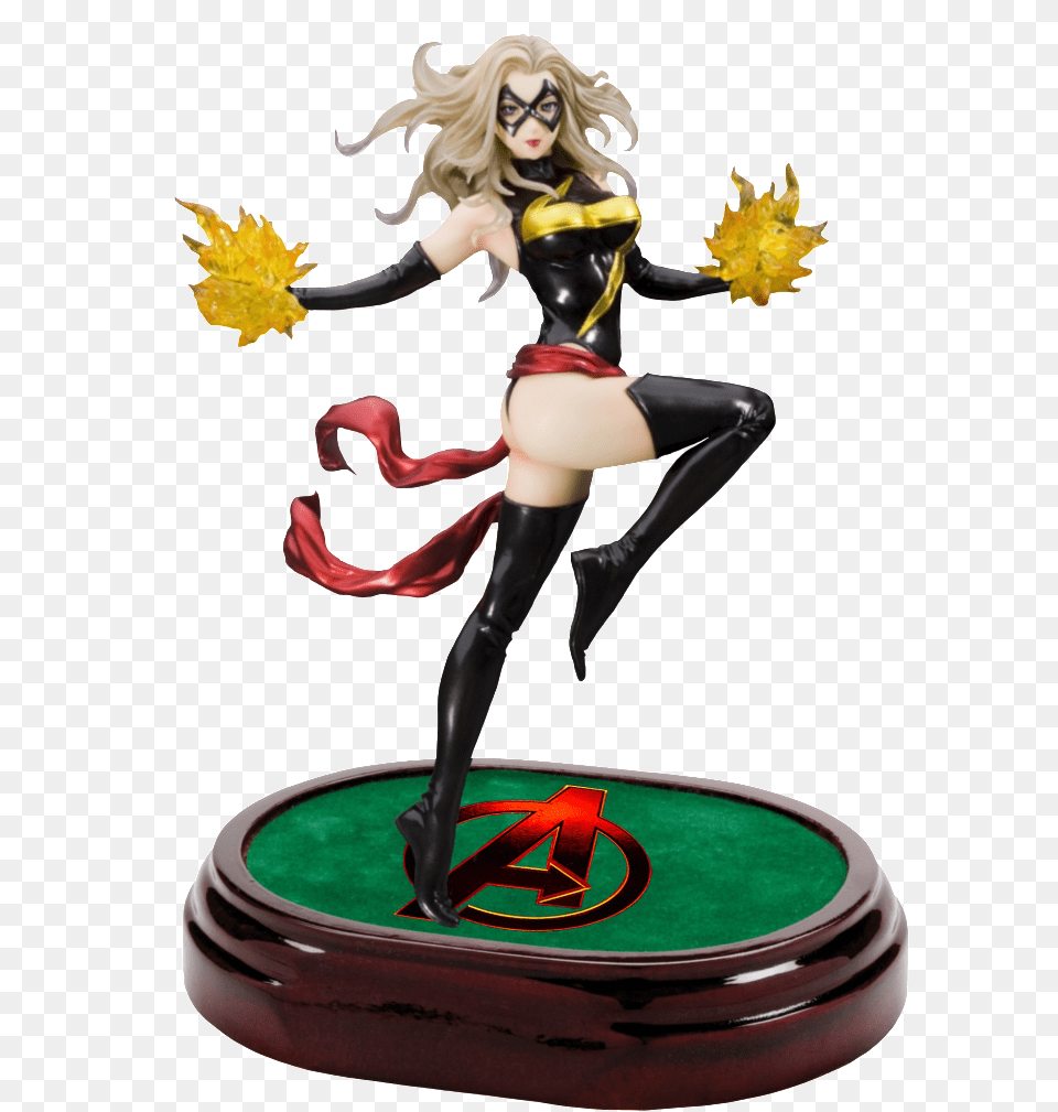 Miss Marvel, Adult, Female, Figurine, Person Free Transparent Png