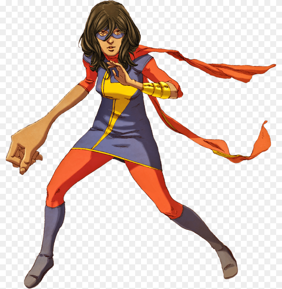 Miss Marvel Kamala Khan, Book, Comics, Publication, Adult Png Image