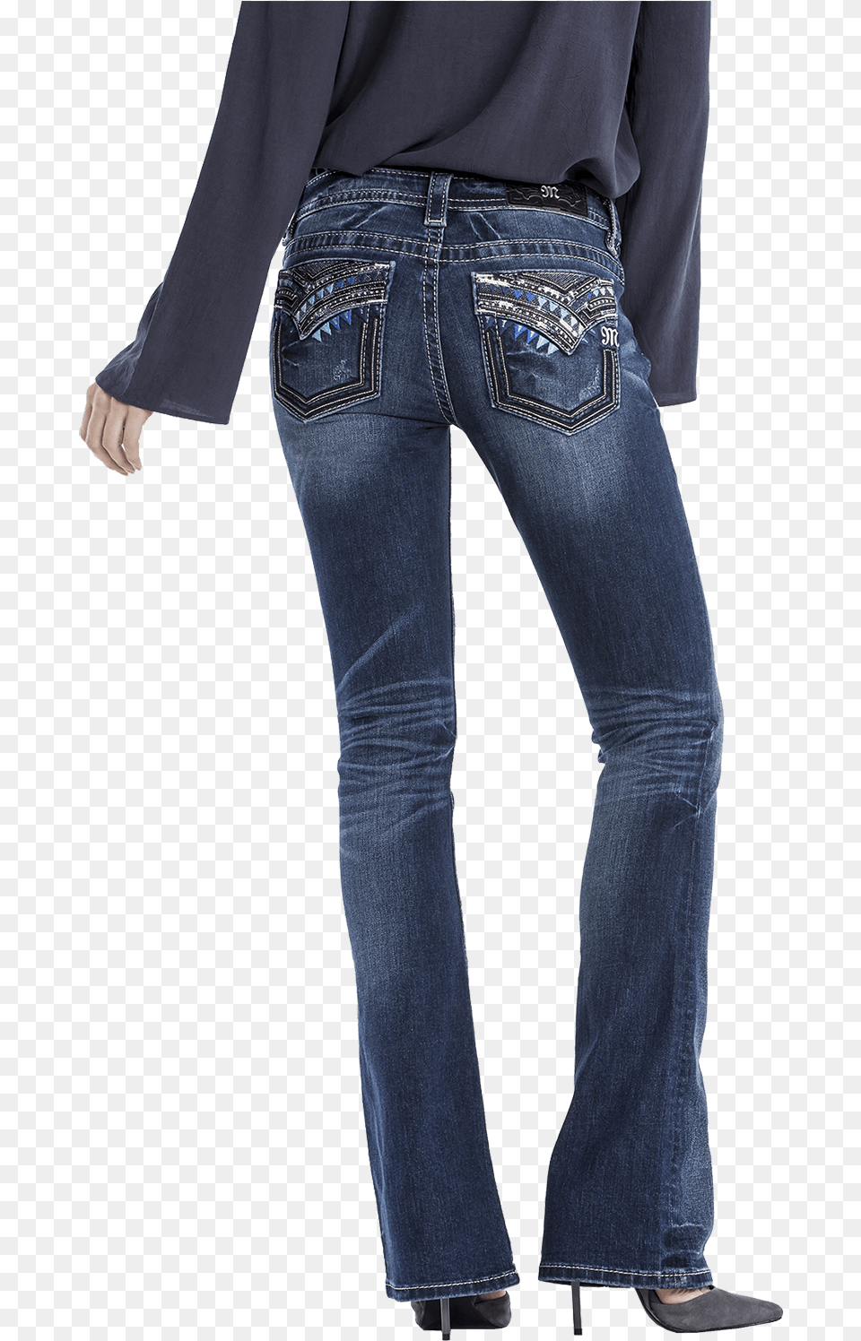 Miss Me Women S Signature Fit Blue Embroidery Pocket Pocket, Clothing, Jeans, Pants, Coat Free Png