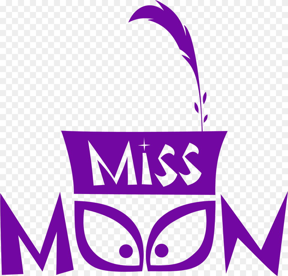 Miss Moon Logo, Purple, Emblem, Symbol Free Transparent Png