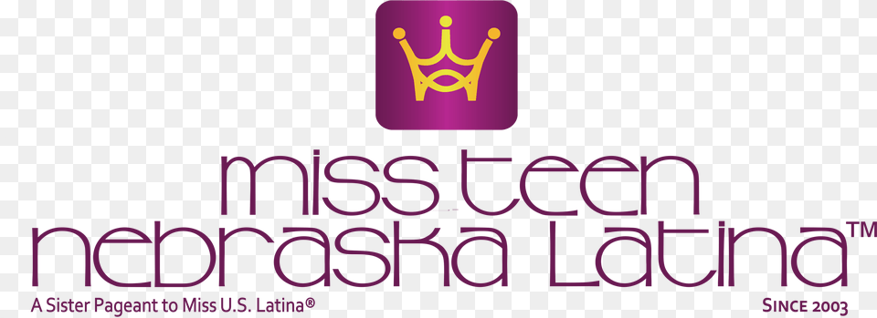 Miss Texas Latina, Purple, Logo Free Png Download