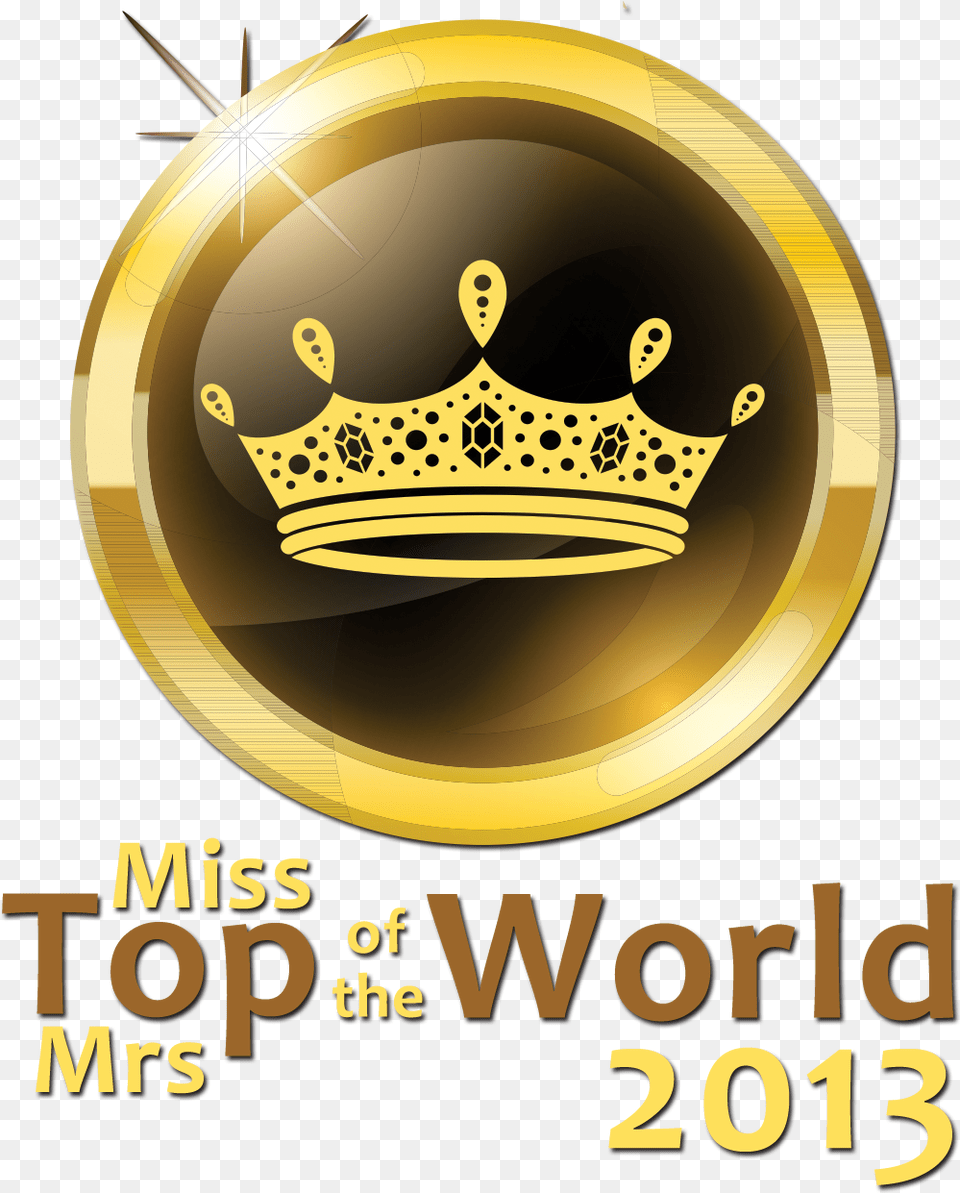 Miss Top Of The World Miss World Logo Transparent Hd, Accessories, Jewelry, Crown, Gold Png Image