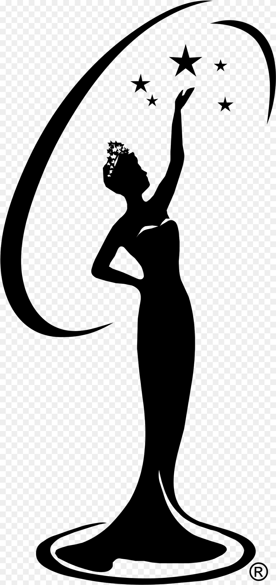 Miss Universe Icon, Gray Png