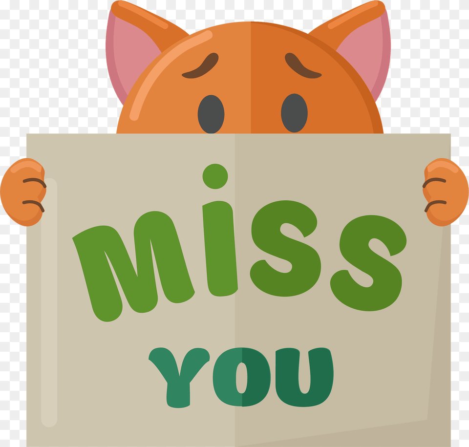 Miss You Clipart, Text Png Image